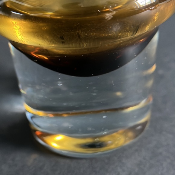 Svensk Form Seda Sweden Bo Borgstrom Bamboo Glass Vase - Picture 6 of 16